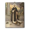 Cadre sur toile St Martin de Porres 25x20 cm