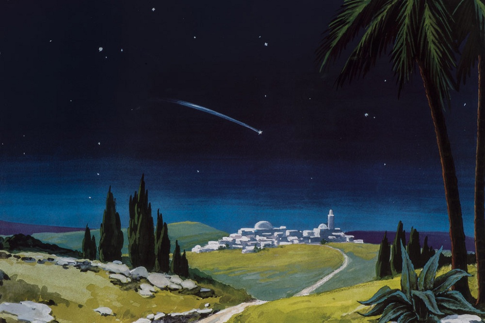 L'importanza dello sfondo giusto per il tuo presepe fai da te Cielo stellato per presepi