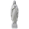 madonna di lourdes statua in polvere di marmo 31 130 cm