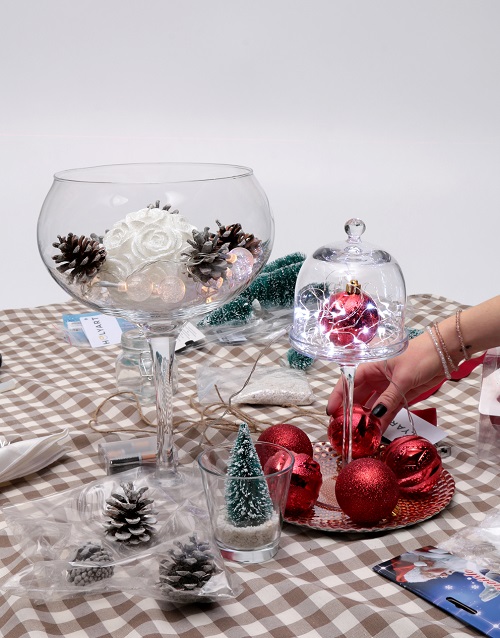 palline rosse decoro