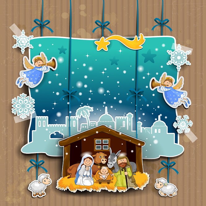 cartolina presepe