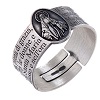 anello ave maria regolabile argento 925