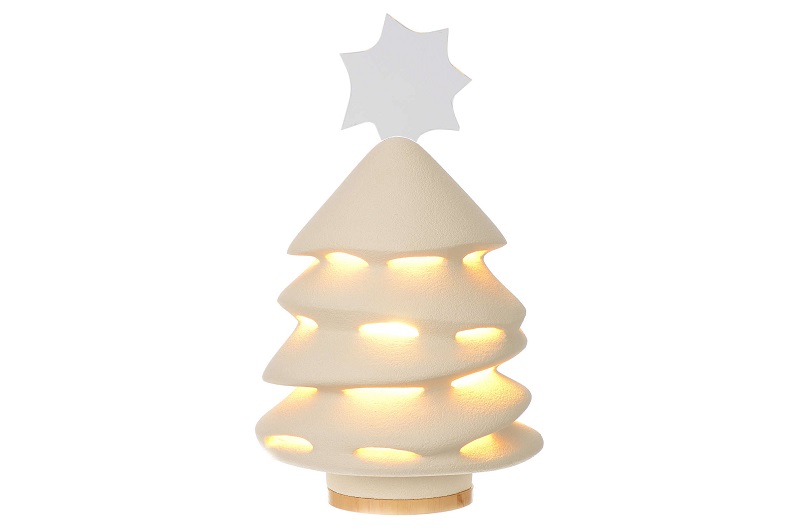 Albero di Natale Ceramica Centro Ave 31 cm illuminato