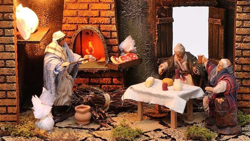 Il pizzaiolo del presepe napoletano