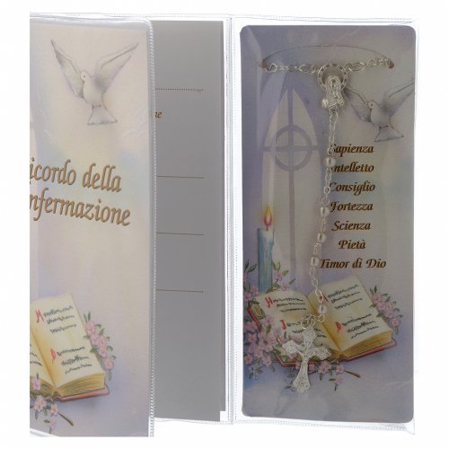 libretto ricordo cresima rosario