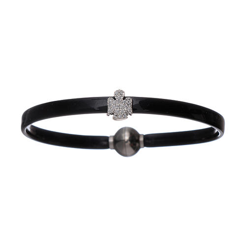  Bracciale termoplastica Amen argento 925