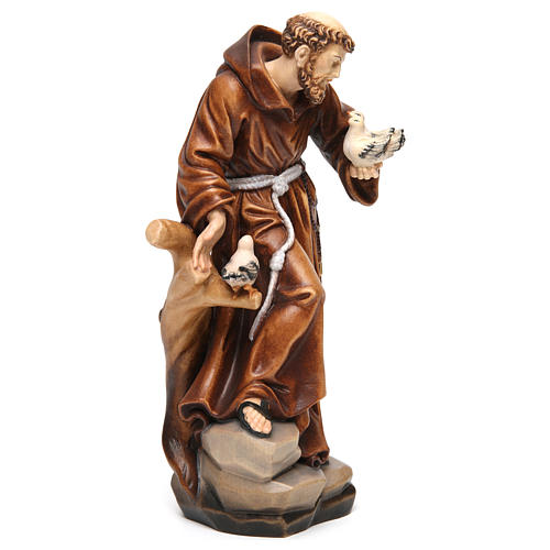 statua san francesco colombe