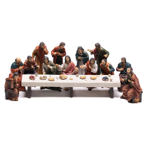 scena ultima cena resina