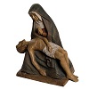 statua la pietà in legno