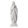 madonna di lourdes 60-85 cm applicazione marmo sintetico