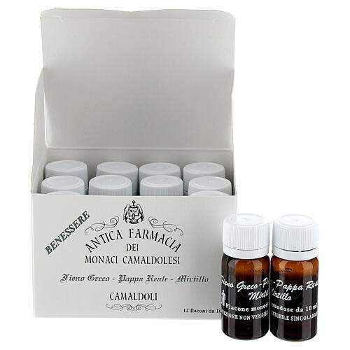 integratore fiale mirtillo pappa reale fieno greco camaldoli