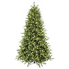 albero plutone 210 cm 470 led bianco caldo multicolor poly verde