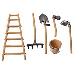 attrezzi assortiti 6 pz moranduzzo 10 cm