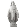 statua madonna miracolosa marmo sintetico 100 cm