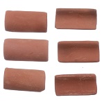 tegole terracotta 25 pz presepe 3x1 cm