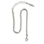 bracciale maglia snake argento 925 16-19 cm
