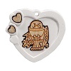charm cuore calice spighe comunione jhs gesso 4cm