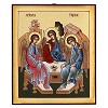icona santissima trinità 40x30 cm dipinta a mano romania