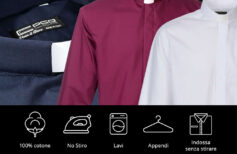 Camicia no stiro: arriva anche per il Clergyman camicie no stiro