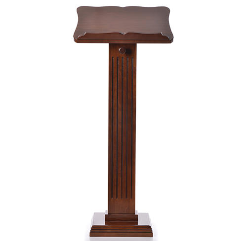 amboncino rigato legno di noce patinato