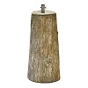 base tronco albero natale 180-210 cm effetto legno resina winter woodland