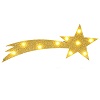 stella cometa illuminata presepe napoletano 40x15 cm