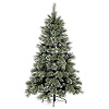 albero di natale 210 cm verde con pigne glittery bristle