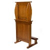 inginocchiatoio confessionale legno noce
