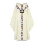 casula mariana ricamata a mano slabbinck bianca