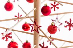 alberi di natale in legno