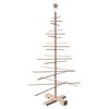 albero natalizio xmas3 realizzato in legno naturale 125 cm
