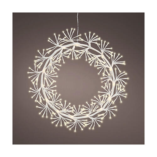 ghirlanda luminosa led fissa luce bianca calda 50 cm