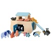 play set sevi arca degli animali di mose 24 pz legno dipinto