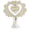 bomboniera innamorati fedi albero 12x10 cm