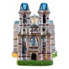abbazia westminster decoro albero natale vetro soffiato altezza 14 cm