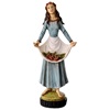 statua santa rosa resina dipinta a mano 25 cm