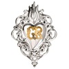ex-voto cuore fiamma 8x6 cm