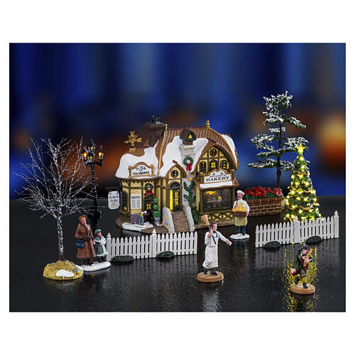 devaneys bakery set articolo lemax caddington village 15x52x23 cm 66712