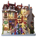 oxfordshire village facciata illuminata lemax caddington village 27x27x12 cm 45225