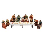 Scena Ostatniej Wieczerzy z żywicy 9 cm