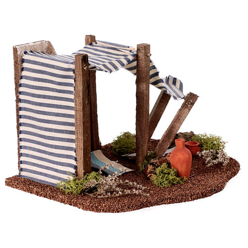 Namiot Trzej Królowie otoczenie Fontanini wioska 12 cm