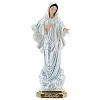 Madonna z Medjugorje 40 cm gips efekt masy perłowej