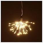 Cortina fogos de artificio 300 luzes nanoled branco quente