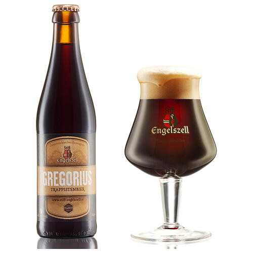 cerveja engelszell gregorius trapista com selo de autenticidade