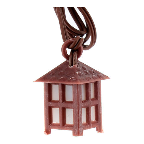 lanterna plastico luz branca