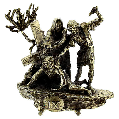 Via Sacra 14 estações de mesa 7 cm