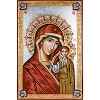 icone nossa senhora de kazan pintado a mao