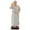 imagem papa francisco resina 15 cm