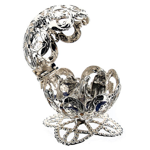 Esfera filigrana figuras Natividade presépio de Natal 4,5 cm