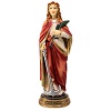 Santa Filomena 30 cm resina pintada